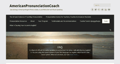 Desktop Screenshot of americanpronunciationcoach.com